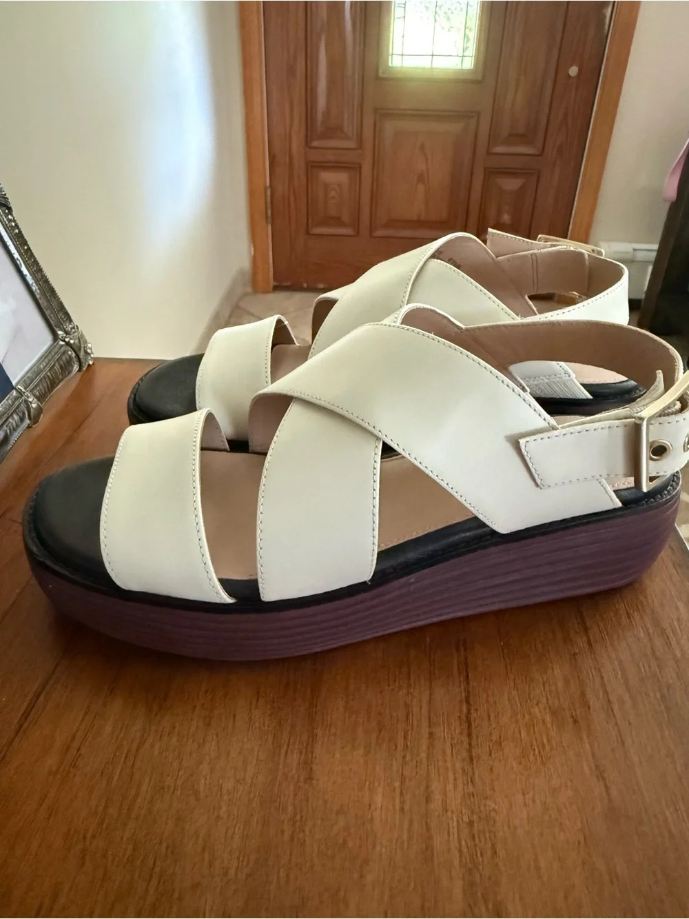 Women's Cole Haan Platform Sandals with Cross Straps